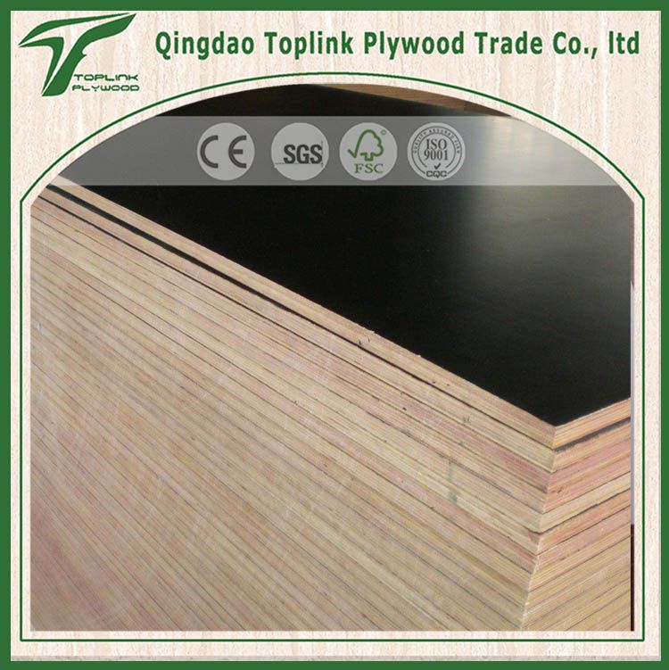 Black/ Brown Color Poplar Film Faced Shuttering Plywood for Construction